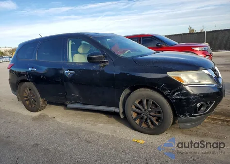 2014 Nissan Pathfinder S z USA, uszkodzony, nr VIN 5N1AR2MM3EC724883